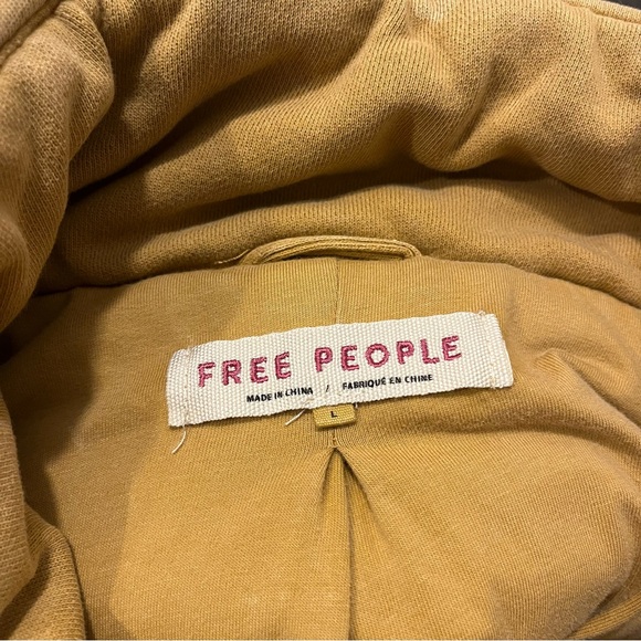 Free People Roll With Us Cotton Puffer Vest In Honey Ginger - Picture 7 of 10